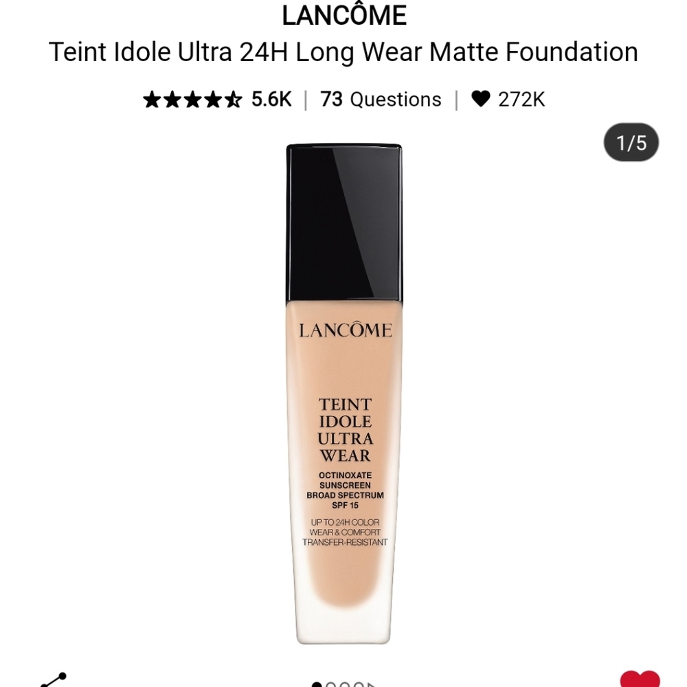LANCOME Teint Idole Wear Foundation